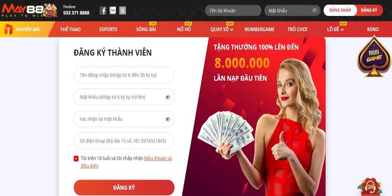 Đăng ký để trở thành viên chính thức có cơ hội nhận deal khủng