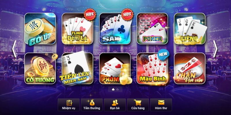 Đa dạng game tài xỉu online tại gamebaidoithuong